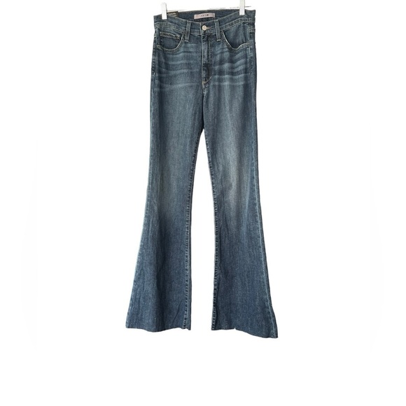 Joes Jeans High Rise Flare Raw Hem - Picture 3 of 15